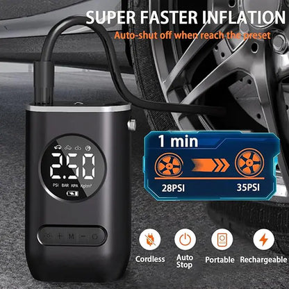 Cordless Tire Inflator for Car